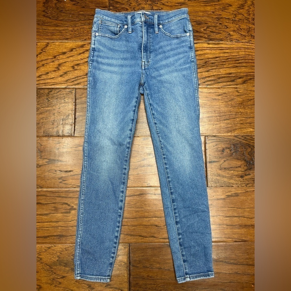 Madewell 10” high rise skinny crop denim jeans